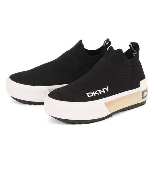 【SALE】DKNY ダナキャランニューヨーク VIVEN SLIP ON K2140553 ブラック/ホワイト