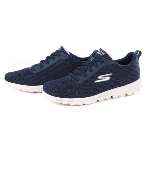 SKECHERS スケッチャーズ GO WALK TRAVEL FUN JOURNEY ゴーウォーク トラベル ファン ジャーニー 124985 BKAQ NVLV TPCL