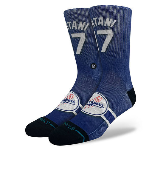 STANCE スタンス ドジャース 大谷翔平 ソックス 靴下 JERSEY OHTANI 2 A556A24JO2-BLU ブルー