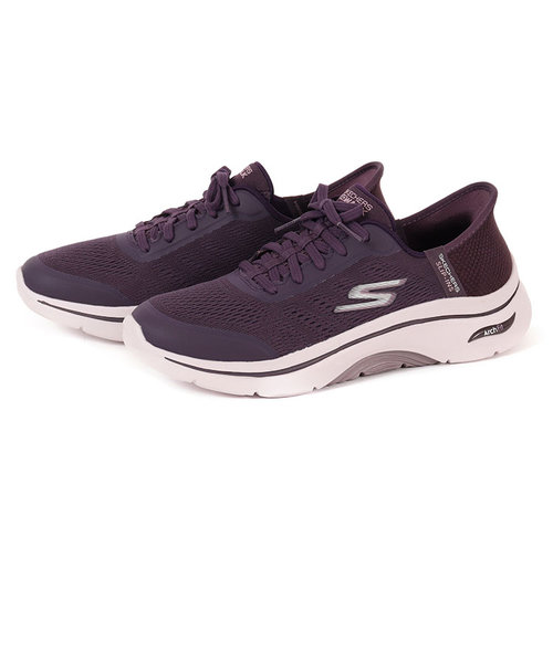 SKECHERS スケッチャーズ SLIP-INS GO WALK ARCH FIT 2.0 VALENCIA スリップインズ ゴーウォーク アーチフィット 2.0 バレンシア 125319 BKW PLUM