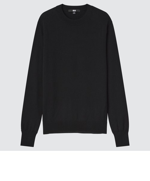 完売廃番【新品】ユニクロ エクストラファインメリノモックネックセーター 黒3XLブラックサイズ