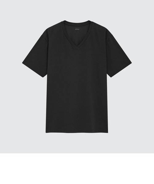 Vネック【新品・未使用/送料込み】UNIQLO エアリズムコットンVネックTシャツ