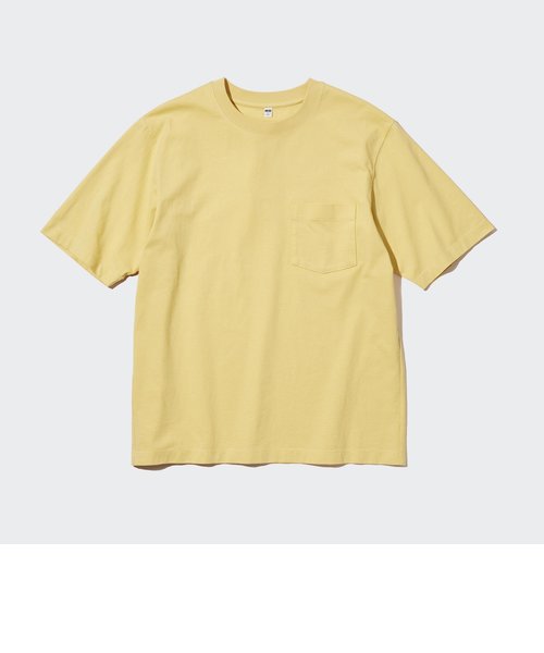 オーバーサイズポケツキTシャツ（5分袖）