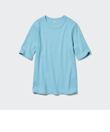 レディースのTシャツ・カットソー（ブルー/ネイビー/青色）通販