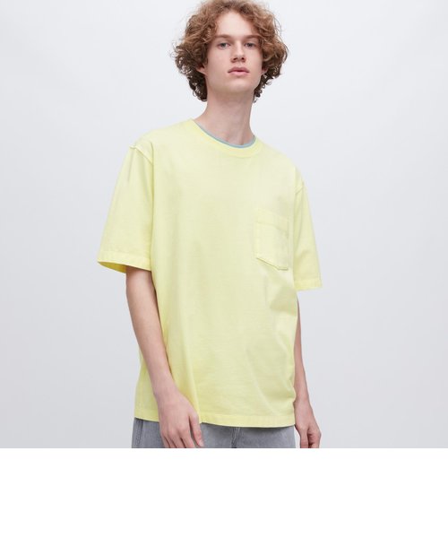 オーバーサイズポケツキTシャツ（5分袖） | ユニクロ（ユニクロ）の 