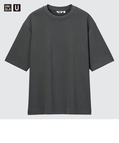 エアリズムコットンオーバーサイズTシャツ（5分袖） | ユニクロ 