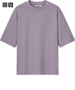 エアリズムコットンオーバーサイズTシャツ（5分袖）