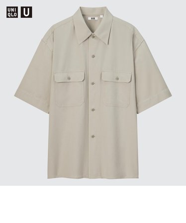 オーバーサイズワークシャツ（半袖） | ユニクロ（ユニクロ）の通販 ...
