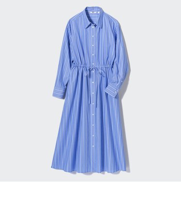 レディースのシャツワンピース（ブルー/ネイビー/青色）通販 | &mall