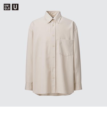 ツイルオーバーサイズシャツ（長袖） | ユニクロ（ユニクロ）の通販 