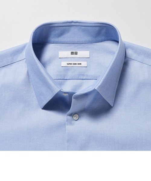 丈85) スーパーノンアイロンシャツ（レギュラーカラー・Lサイズ・長袖 