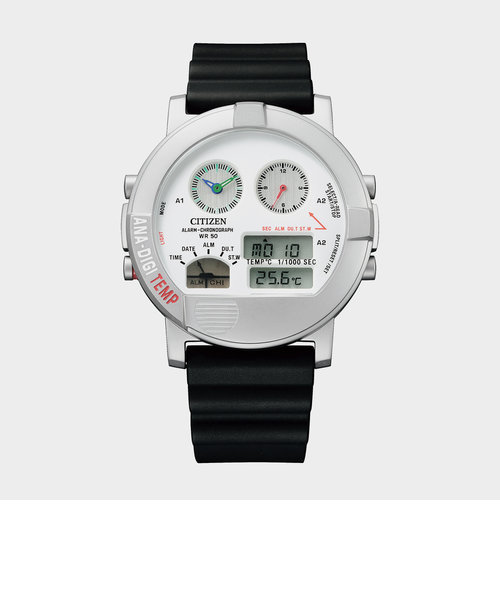 アナデジテンプ 腕時計 シチズン レコードレーベル JG0070-38A