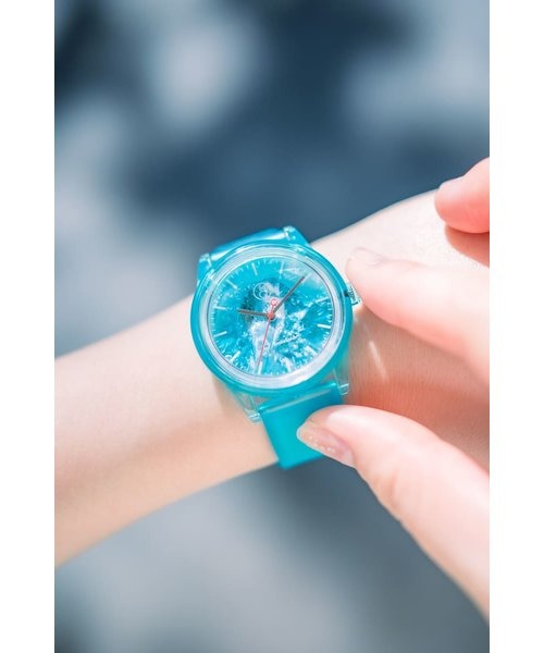 Sunnyday両面時計-violet 時計 おしゃれ インテリア プレゼント 両面