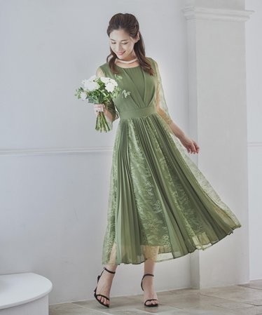 レディースのドレス（グリーン/カーキ/緑色）通販 | &mall（アンド