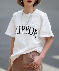 【コットン100％】ビッグロゴデザインオーバーサイズTシャツ