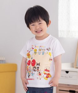 	アンパンマンごう集合柄Tシャツ