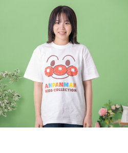 アンパンマンお顔半袖Tシャツ 大人