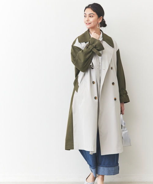 直販価格 アーモワールカプリス trench and coat ブルゾン コート www