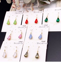 ヴィンテージドロップピアス