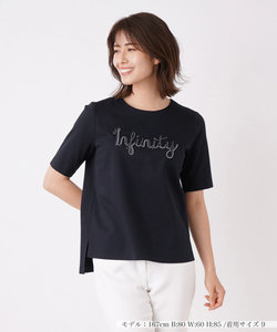 ロゴ刺繍Tシャツ【Leilian WHITE LABEL】