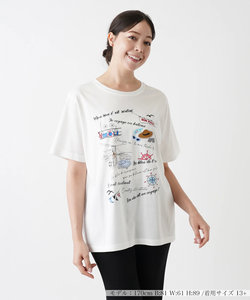 手書き風Ｔシャツ【Leilian WHITE LABEL】