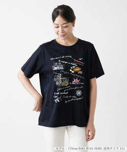 手書き風Ｔシャツ【Leilian WHITE LABEL】