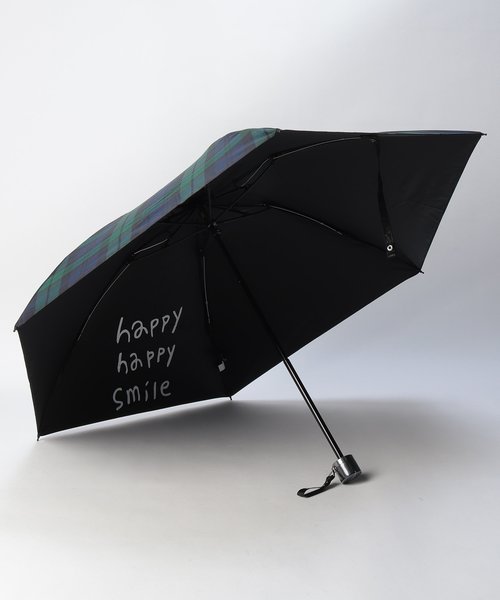 【晴雨兼用】チェック折り畳み傘