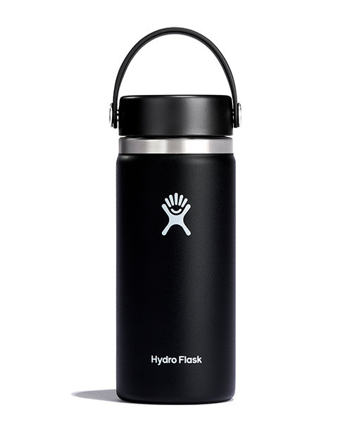 HYDRATION 16oz Wide Mouth 473ml ブラック ｜ Hydro Flask