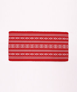 サヌイ袋織財布 （赤白)