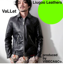 VALLET 本革 シングルライダースジャケット メンズ ヴァレット VALLET01VG
