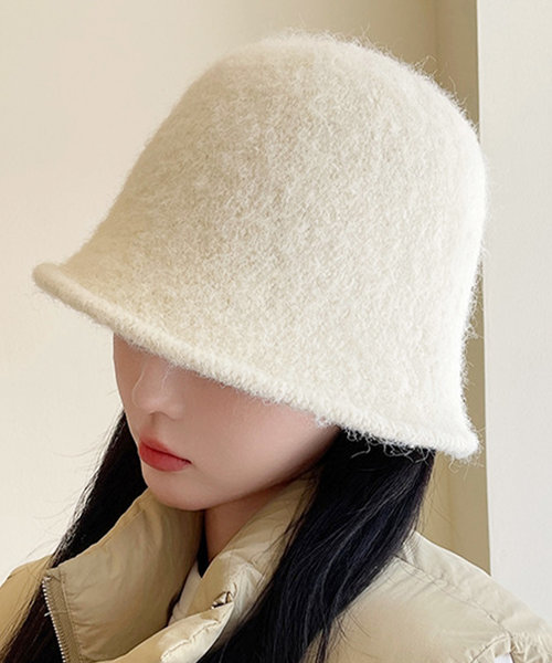 ニットバケットハット レディース 10代 20代 30代 韓国ファッション 春 夏 秋 冬 カジュアル 可愛い 白 黒 シンプル 無地 帽子