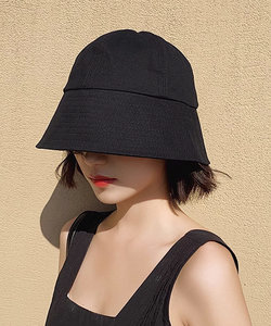 つば広バケットハット レディース 10代 20代 30代 韓国ファッション カジュアル 帽子 無地 シンプル 可愛い 上品 おしゃれ 黒 白 日よけ