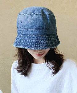 デニムバケットハット レディース 10代 20代 30代 韓国ファッション カジュアル 帽子 無地 シンプル 可愛い おしゃれ 日よけ
