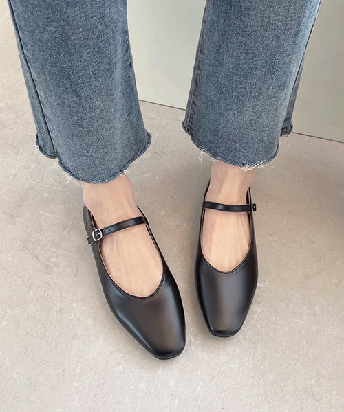 メリージェーンフラットパンプス レディース 10代 20代 30代 韓国ファッション カジュアル 靴 可愛い シンプル 大人 黒 白 歩きやすい