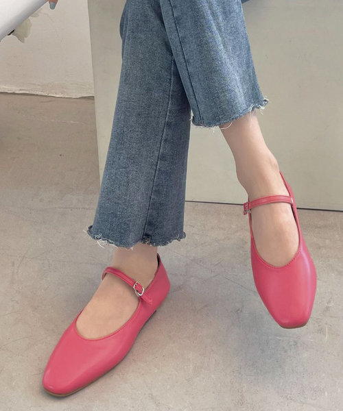 メリージェーンフラットパンプス レディース 10代 20代 30代 韓国ファッション カジュアル 靴 可愛い シンプル 大人 黒 白 歩きやすい