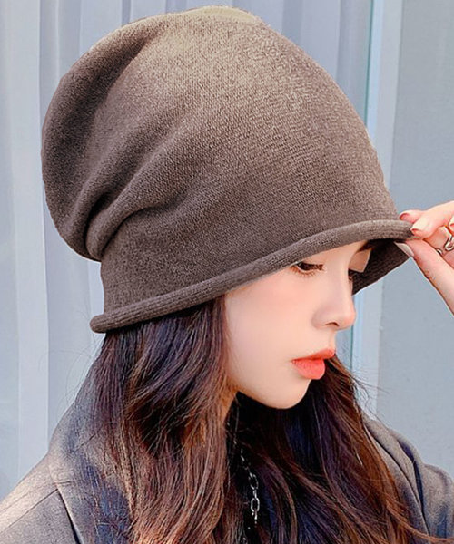 シンプルビーニーニット帽 レディース 10代 20代 30代 韓国ファッション カジュアル 帽子 無地 シンプル 可愛い 上品 おしゃれ 黒 白