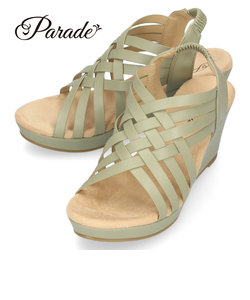サンダル レディース 靴 ウェッジソール グラディエーター ストラップ 美脚 シンプル 安定感 歩きやすい ZTS7238 パレード Parade