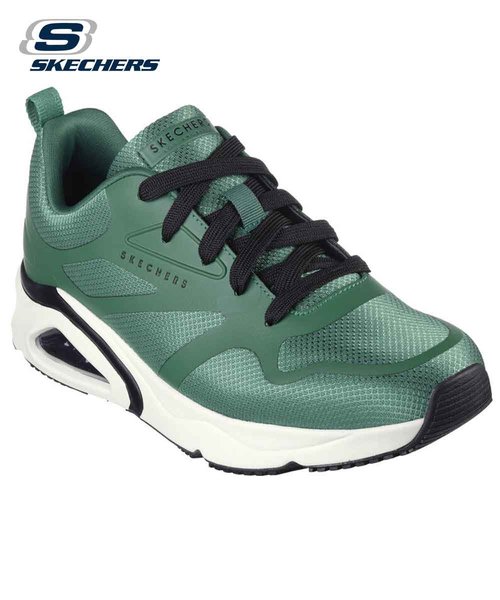 スケッチャーズ メンズ 厚底 スニーカー ブラック 黒 エアソール トレスエア ウノ レボリューション エアリー SKECHERS 183070