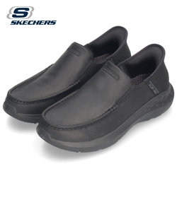 スケッチャーズ スリップインズ メンズ SKECHERS Slip-ins スリッポン ハンズフリー PARSON OSWIN 204866 BBK 本革