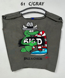 【Ball＆Chain/ボールアンドチェーン】BIG.D(M) 刺繍エコバッグ