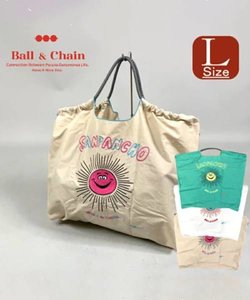 【Ball＆Chain/ボールアンドチェーン】RYU.SANPANCHO(L) 刺繍エコバッグ