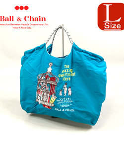 【Ball＆Chain/ボールアンドチェーン】T.A.D.S(L) 刺繍エコバッグ