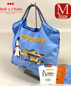 【Ball＆Chain/ボールアンドチェーン】CUBA(M) 刺繍エコバッグ