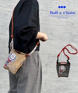【Ball＆Chain/ボールアンドチェーン】BALLOON(S) 刺繍エコバッグ