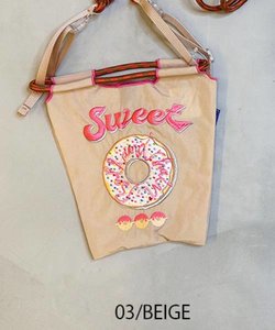 【Ball＆Chain/ボールアンドチェーン】SWEET NEW(S) ストラップ付刺繍エコバッグ