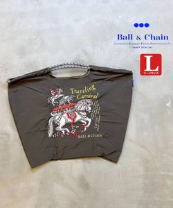 【Ball＆Chain/ボールアンドチェーン】CARNIVAL(L) 刺繍エコバッグ