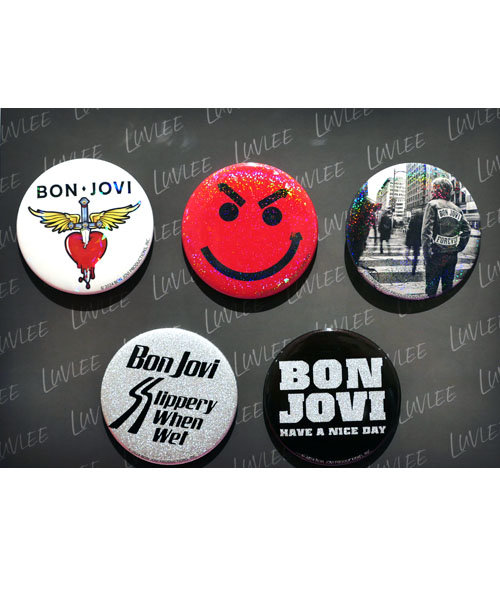 Bon Jovi 缶バッチ