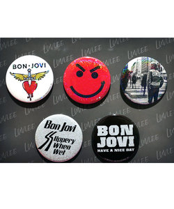 Bon Jovi 缶バッチ