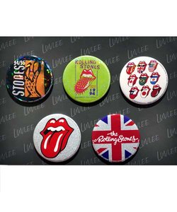 The Rolling Stones 缶バッチ