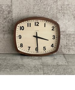 電波時計 CHAMBRE R-SQUARE CLOCK ウォルナット CH-028WN / WALNUT 日本製